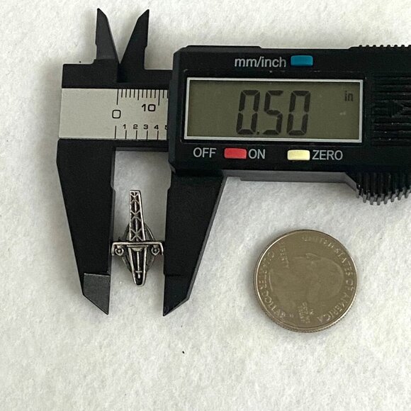 VTG James Avery Sterling Silver 925 Tiny Unity Marriage Alter Cross Pin Brooch - Picture 15 of 16